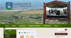 Desktop Screenshot of ganovce.sk